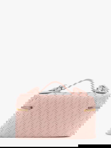 Håndtaske Bottega Veneta Pink Intrecciato Leather Vanity Case Lyserød | 789109V3IV16805, 1