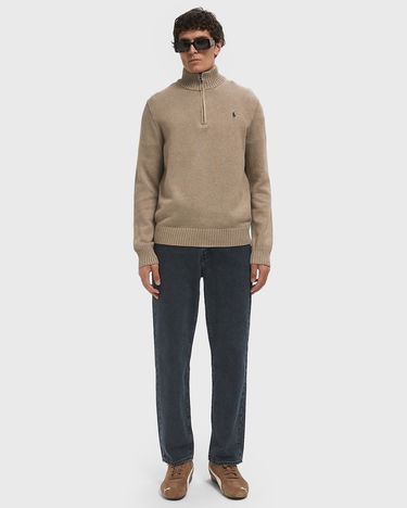 Sweater Polo by Ralph Lauren Polo Ralph Lauren Half-Zip Sweater Beige | 710859939510, 2