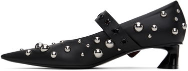 Sneakers og sko Stella McCartney Elsa Studded Kitten Heels Sort | 810422KP027, 2