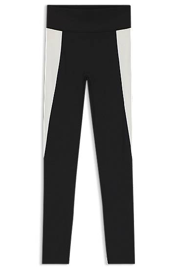 Leggings BOSS Performance-Stretch Interlock Active Leggings Sort | 50544178, 0
