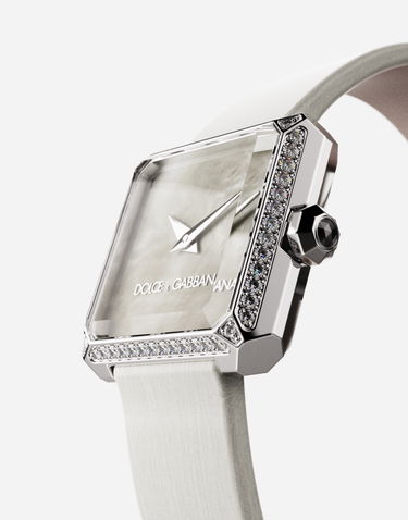 Ur Dolce & Gabbana Dolce & Gabbana Sofia Steel Watch with Diamonds Hvid | WWJC2SXCMDT8H012, 1