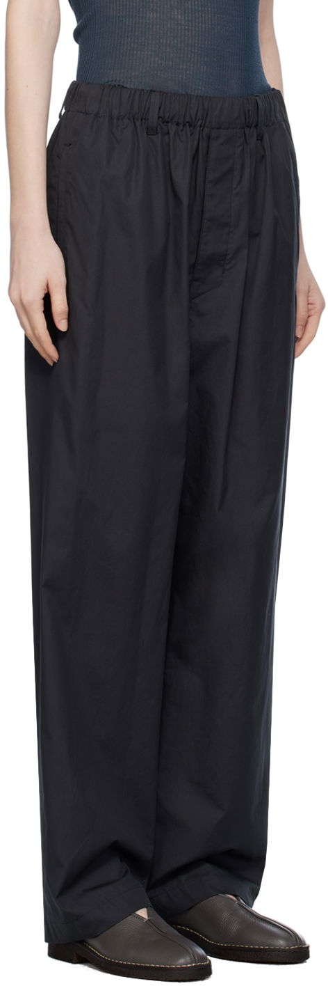 Bukser LEMAIRE Lemaire Exclusive Elastic Waist Trousers Sort | PA1047 LF839, 1