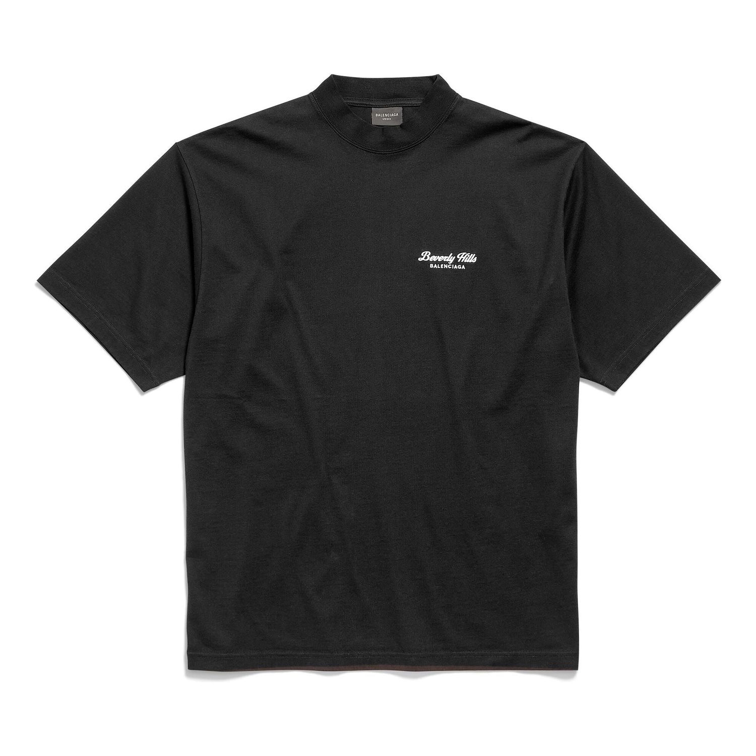 T-shirt Balenciaga Beverly Hills Medium Fit T-Shirt Sort | 764235TQVS69034, 0