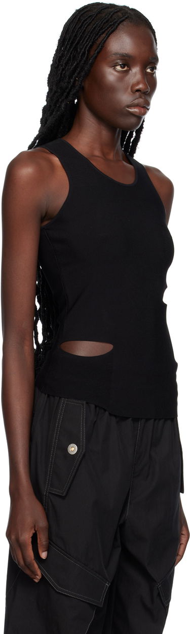 Tanktop Dion Lee Slit Detail Tank Top Grå | C7211P23, 4
