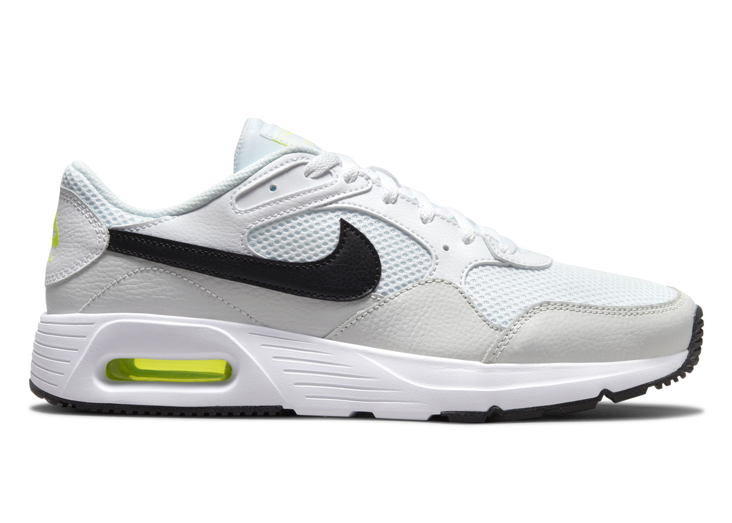 Sneakers og sko Nike Air Max SC White Photon Dust Black Volt Grå | CW4555-105, 0