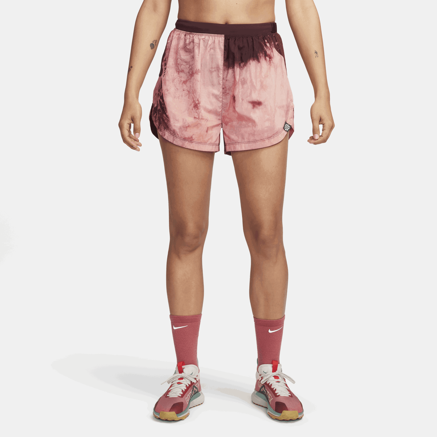 Shorts Nike Dri-FIT Repel Women's Mid-Rise 3" Brief-Lined Trail Running Shorts with Pockets Rød | DX1021-850, 0