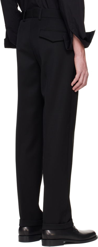 Bukser Dolce & Gabbana Dolce&Gabbana Virgin Wool Dress Trousers Sort | GP0B8TFU208, 2