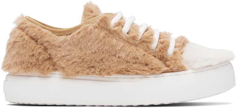 Sneakers og sko Marni Marni Kids Faux-Fur Beige | 82034