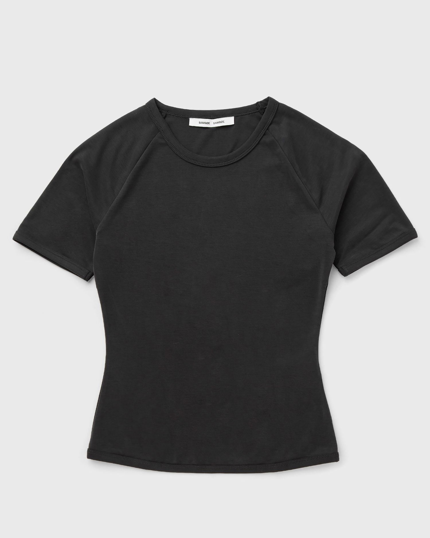 T-shirt Samsoe Samsoe Samsøe Samsøe Fitted T-Shirt Sort | F25200040-BLACK, 0