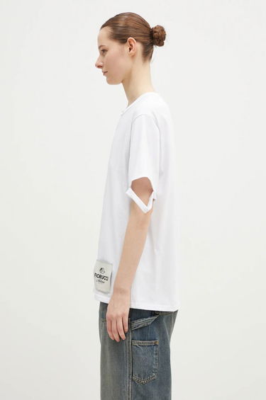 T-shirt Fiorucci Distressed Tie-Sleeve Graphic T-Shirt Hvid | M01FMTSH101CJ01WH06, 1
