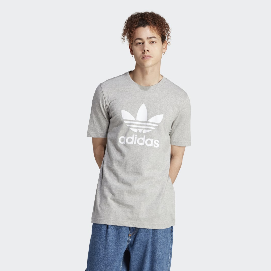T-shirt adidas Originals Adicolor Classics Trefoil Tee Grå | IM4504, 0