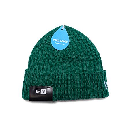Beanie New Era Rib Short Cuff Beanie Melachite Green / White One Size Grøn | 60364235, 0