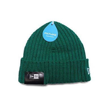 Beanie New Era Rib Short Cuff Beanie Melachite Green / White One Size Grøn | 60364235, 0