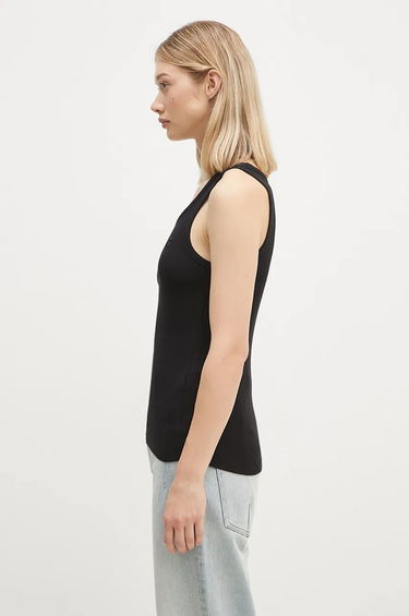 Tanktop Coperni Rib Logo Tank Top Sort | COPJS12F5006, 1