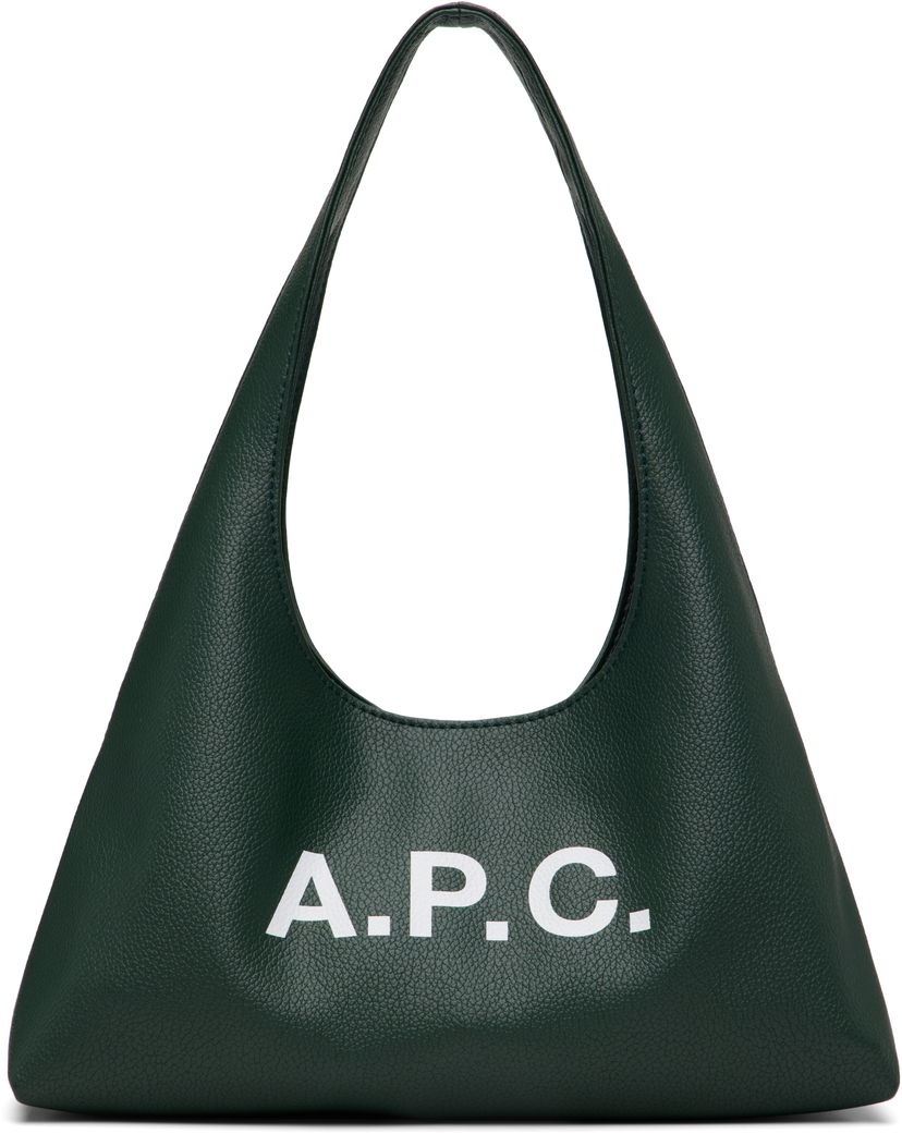 Skuldertaske A.P.C. A.P.C. Baby Ninon Shoulder Bag Grøn | PUABO-F67027