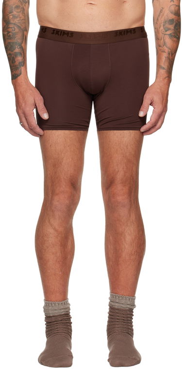 Boksere SKIMS Stretch Boxer Briefs, Three-Pack Grå | BO-BBR-5630M, 1