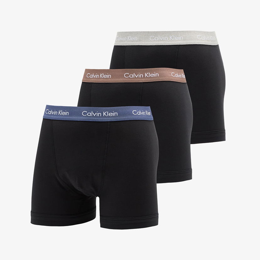 Boksere CALVIN KLEIN Trunk 3-Pack Sort | U2662G Q2E
