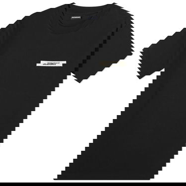 T-shirt Jacquemus Gros Grain Logo T-Shirt Sort | 24E245JS208-2125-990, 0