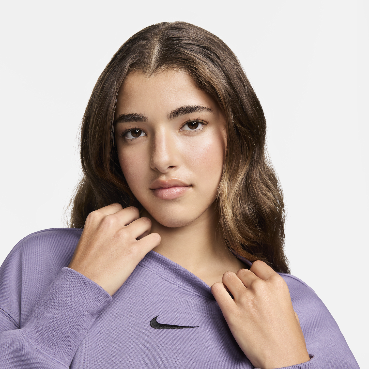 Sweatshirt Nike Sportswear Phoenix Fleece Lilla | DQ5733-509, 1