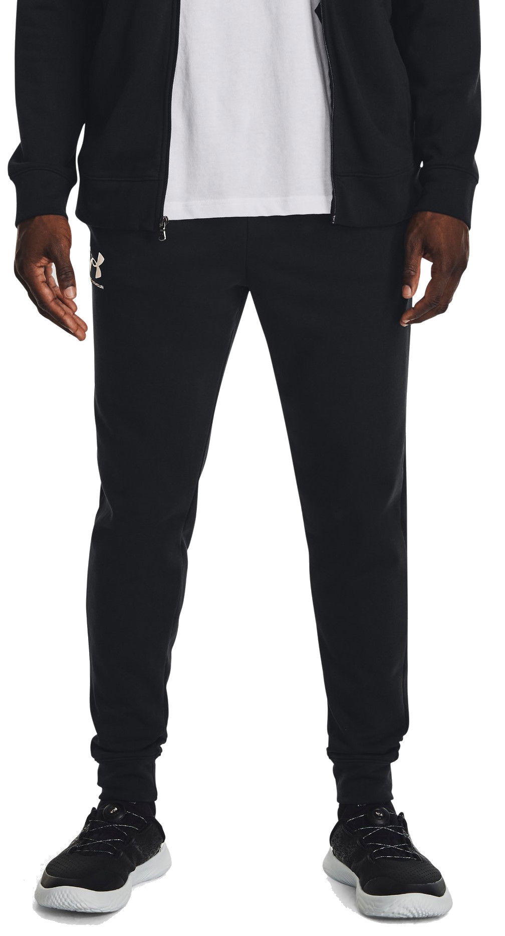Bukser Under Armour UA Rival Terry Joggers Sort | 1380843-001, 0