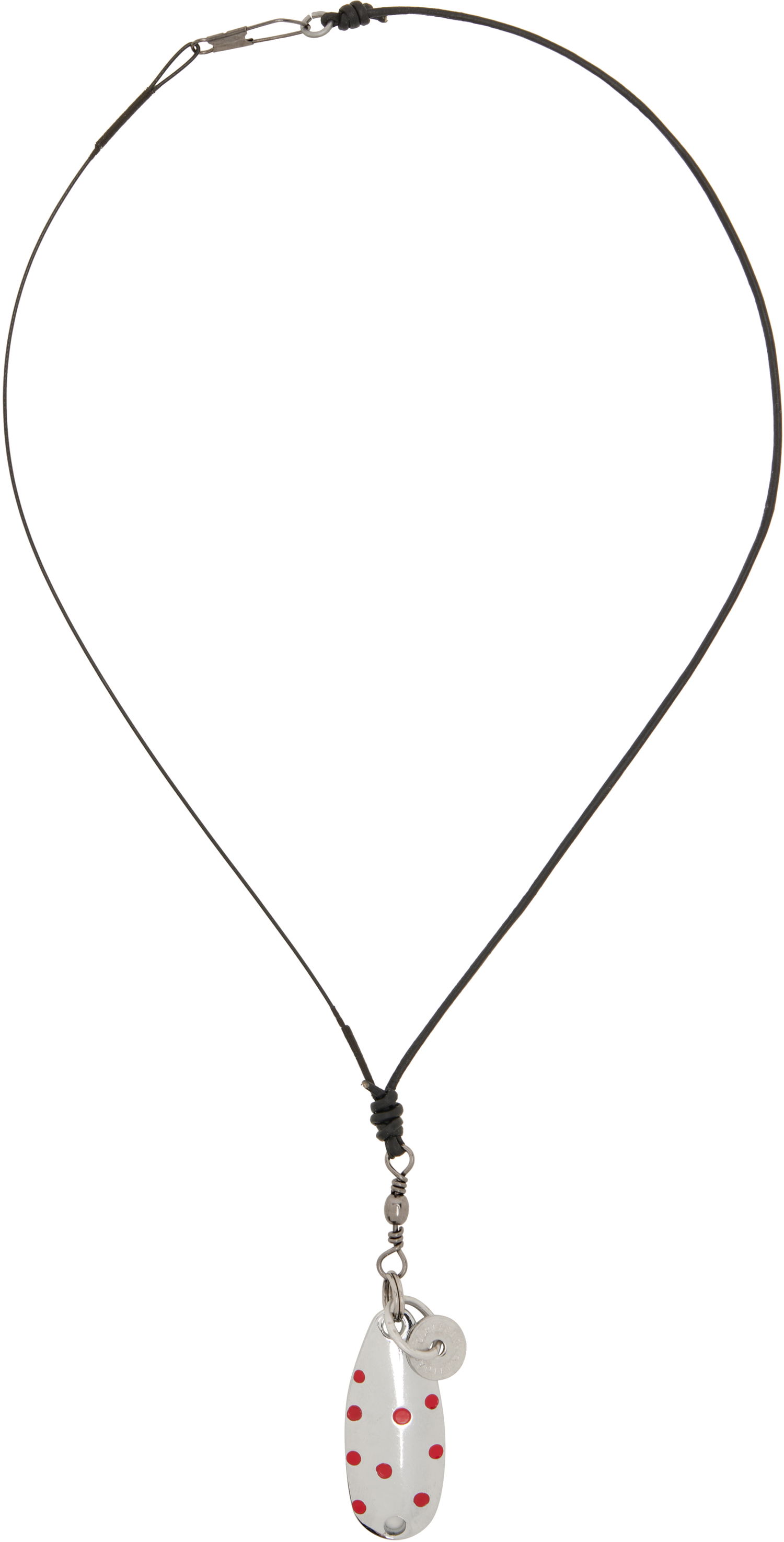 Halskæde OUR LEGACY Our Legacy Angler Pendant Necklace Metalisk | A2258ANT, 0