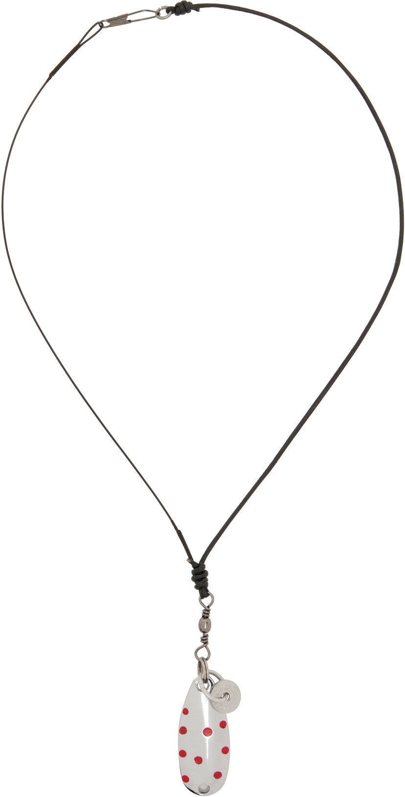 Halskæde OUR LEGACY Our Legacy Angler Pendant Necklace Metalisk | A2258ANT