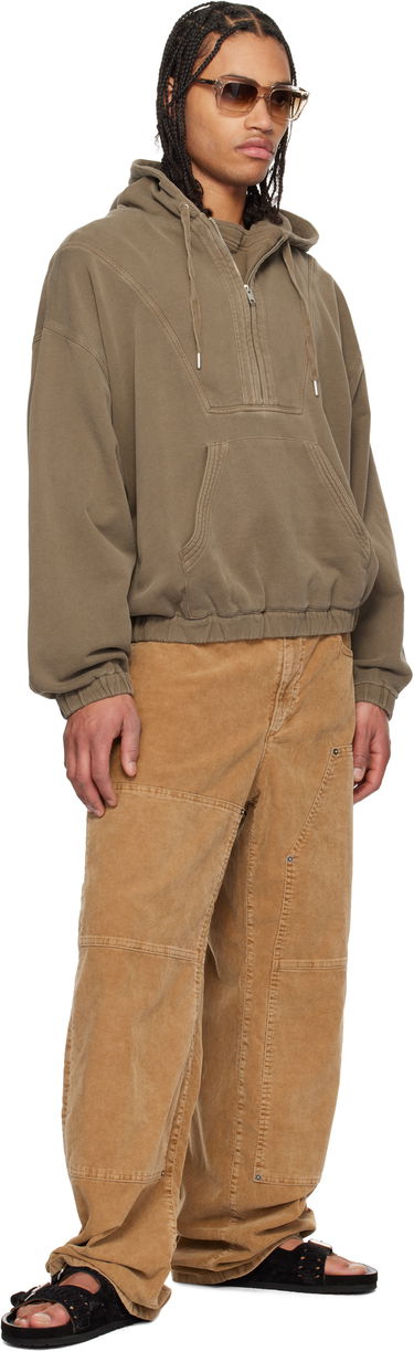 Sweatshirt ISABEL MARANT Isabel Marant Yanis Quarter-Zip Hoodie Grøn | 25PSW0155HA-C1G05H, 3