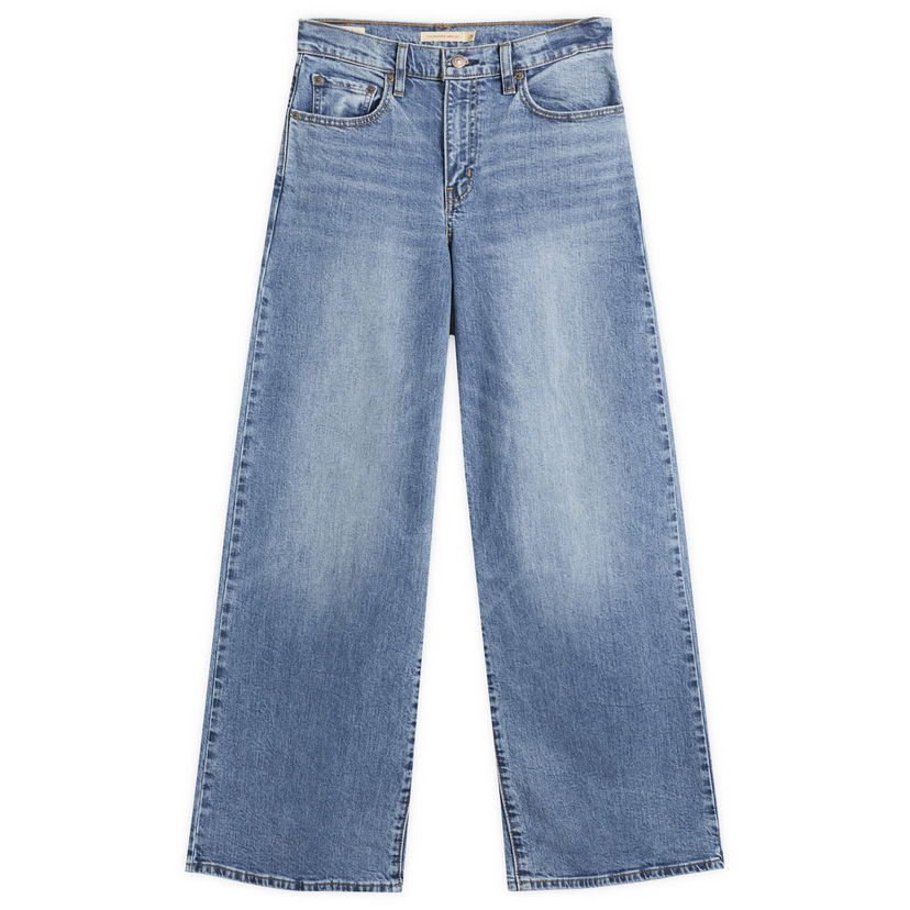 Jeans Levi's 728 High Rise Wide Leg Jeans 28" Blå | 0039B-0002