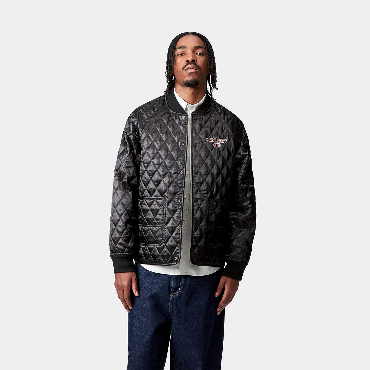 Jakke Carhartt WIP Quilted Liner Jacket Sort | I035146_4, 0