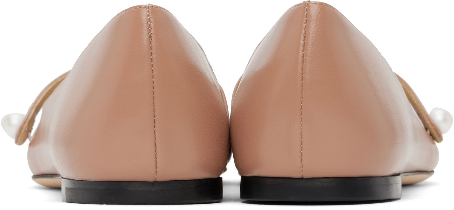 Sneakers og sko Jimmy Choo Jimmy Choo Elisa Ballerina Flats Lyserød | ELISA FLAT PTZ, 1