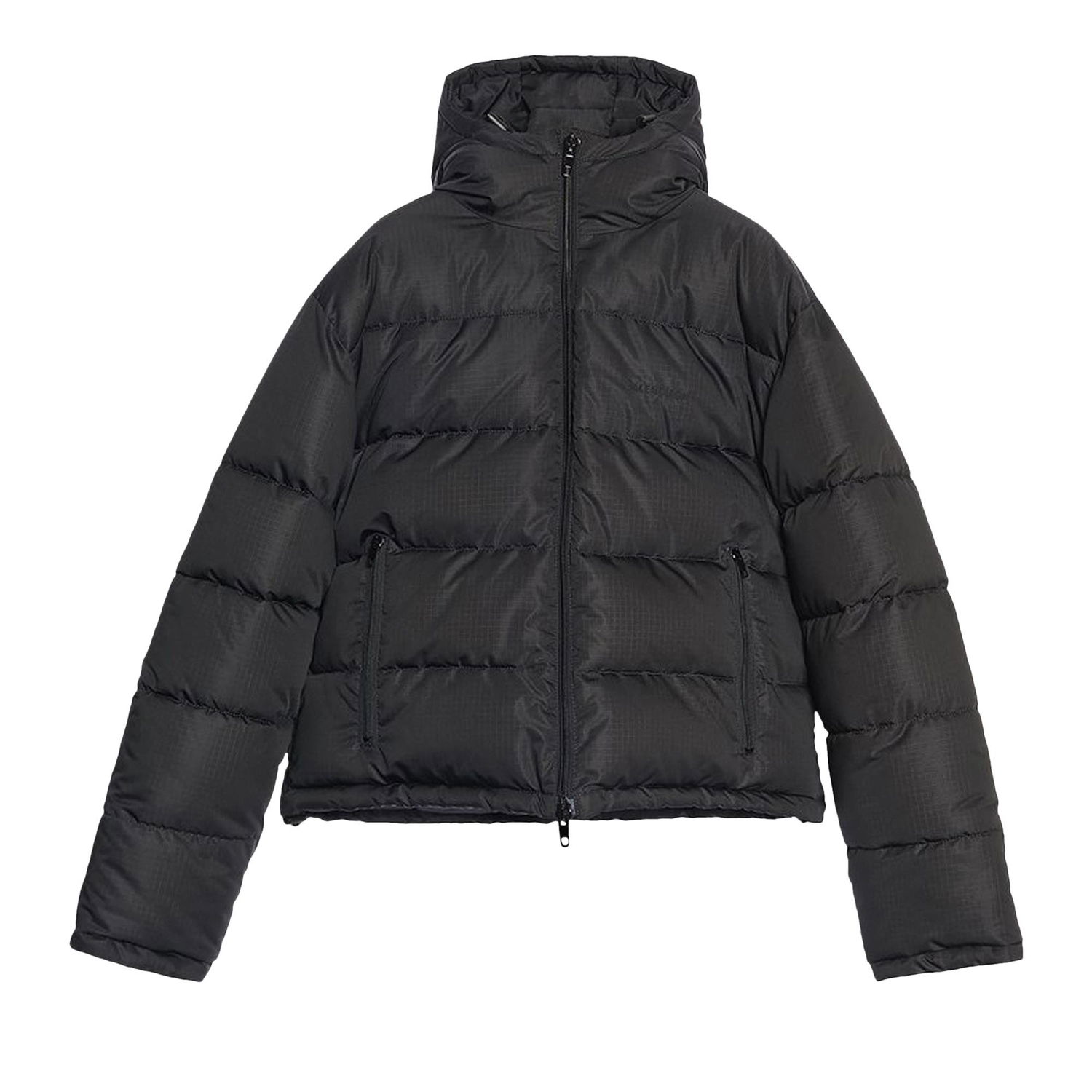 Puffer jakke Balenciaga Down Hooded Puffer Coat Sort | 556231 TYD33 1000, 1