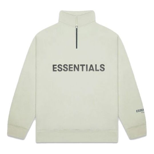 Sweatshirt Fear of God Essentials Half Zip Sweatshirt Grøn | 0192250500213012