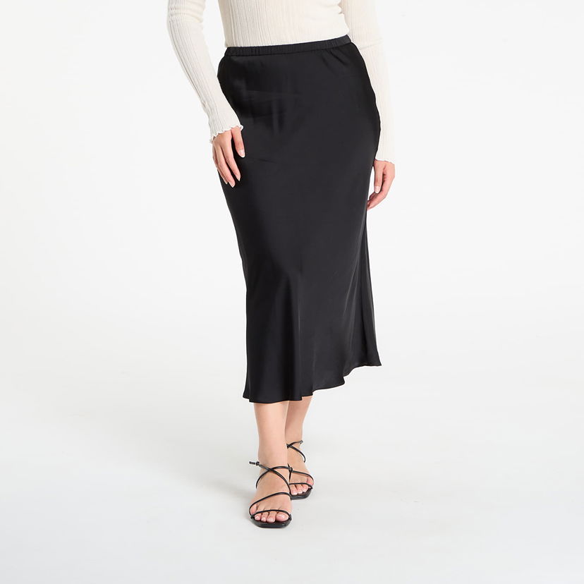 Nederdel Samsoe Samsoe Samsøe Samsøe Samiley Midi Skirt Sort | F25300078_CLR000021