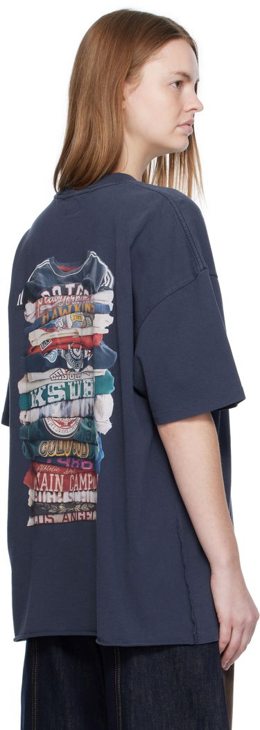 T-shirt Ksubi Ksubi Stacks Boyfriend T-Shirt Mørkeblå | WFA25TE017, 2
