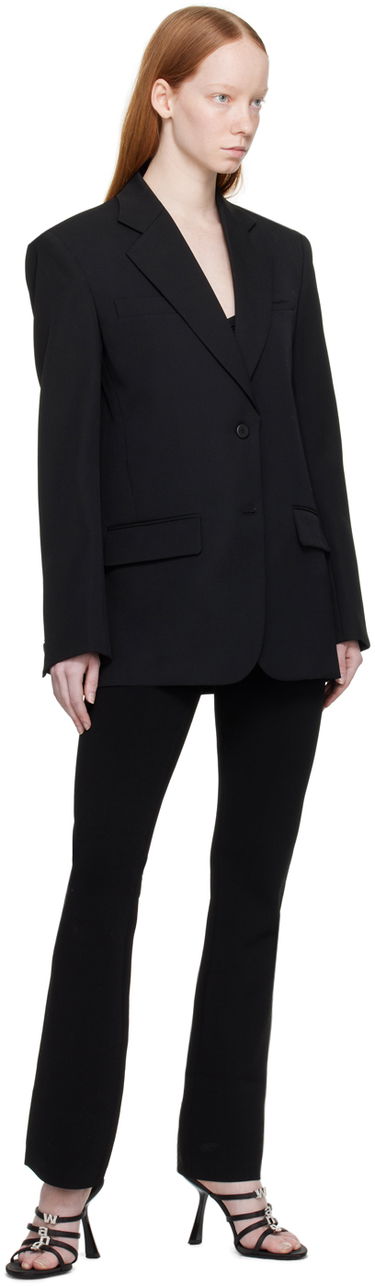 Bukser Alexander Wang Alexander Wang.t Criss-Cross Leggings Sort | 4KC1234016, 3