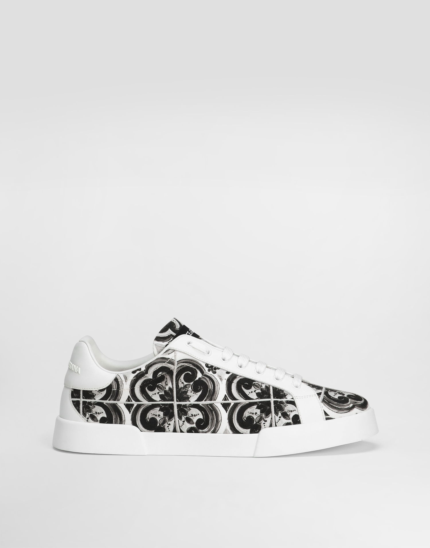 Sneakers og sko Dolce & Gabbana Dolce & Gabbana Portofino Light Strobel Majolica Print Hvid | CS2330A9R22IU3TN, 0