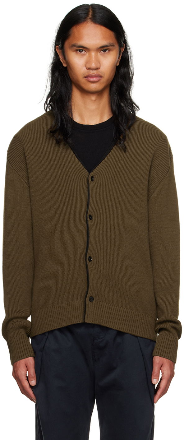 Sweater WOOD WOOD Lyle Knit Cardigan Grøn | 12335502-4041