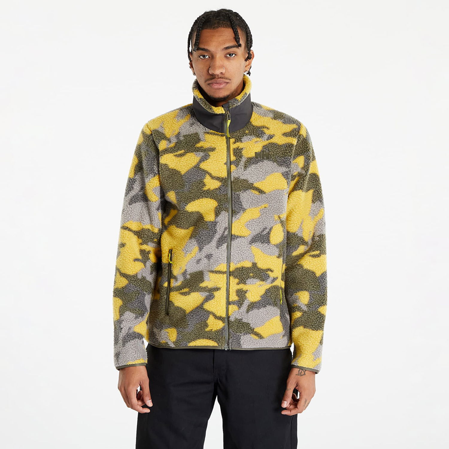 Jakke Helly Hansen Panorama Printed Pile Jacket Gul | 49512-452, 0
