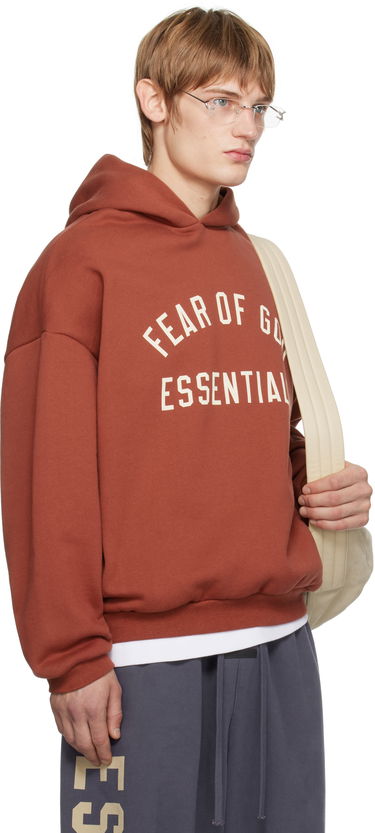 Sweatshirt Fear of God Fear of God ESSENTIALS Fleece Hoodie Rød | 192HO246256F, 1
