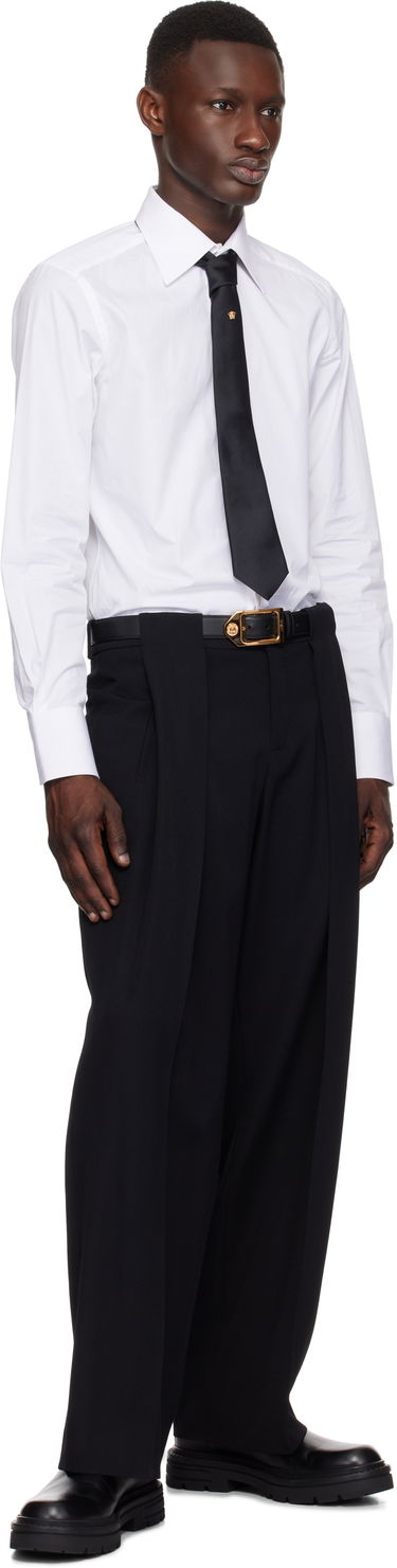 Bælter Versace Versace Medusa Biggie Leather Belt 3 CM Sort | 1018810_DVTP1, 2