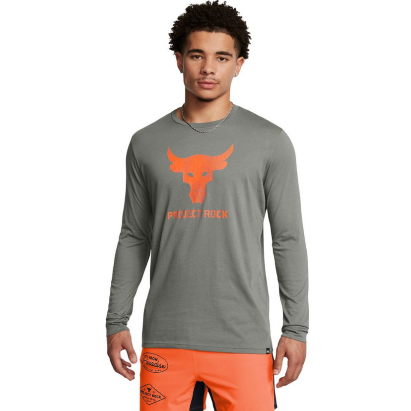 T-shirt Under Armour Long Sleeve T-Shirt With Print Grøn | 1374847-709