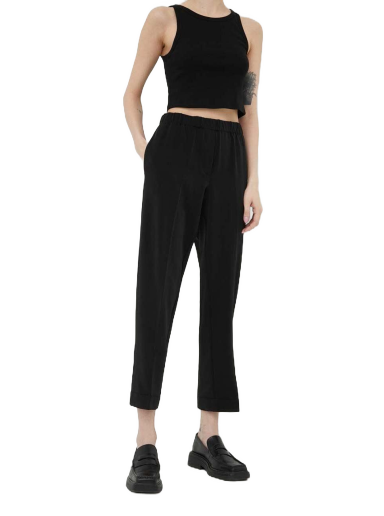 Bukser Samsoe Samsoe High Waist Trousers Sort | F15404308