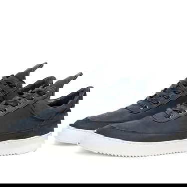 Sneakers og sko Filling Pieces Low Top Ripple Nubuck Mørkeblå | 2512284-2001, 0