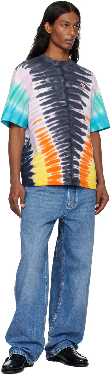 T-shirt Casablanca Casablanca Gradient Tie Dye T-Shirt Flerfarvet | MS25-JTS-027-03, 3