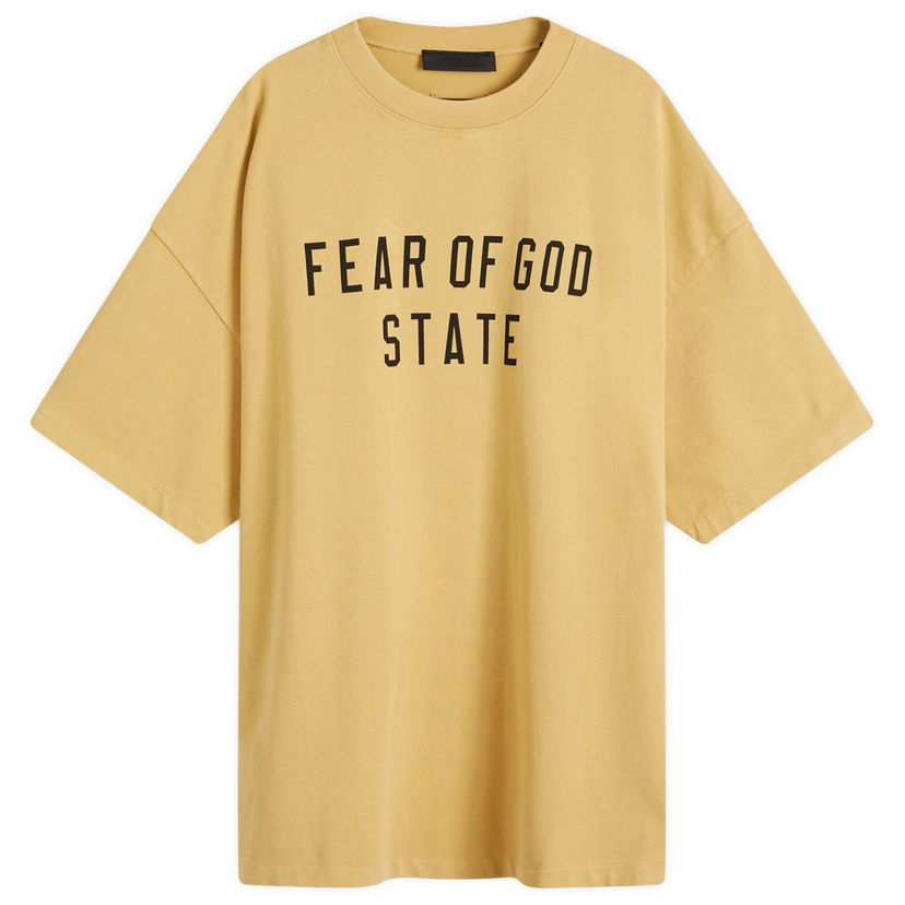 T-shirt Fear of God Essentials Heavy Crewneck T-Shirt Gul | 125BT242003F