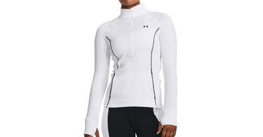 Tøj Under Armour Train CW 1/2 Zip Hvid | 1379886-100, 1