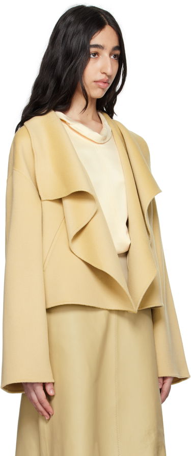 Jakke TOTEME TOTEME Signature Doublé Wool Jacket Gul | 252-WRO0203-FB0006, 1