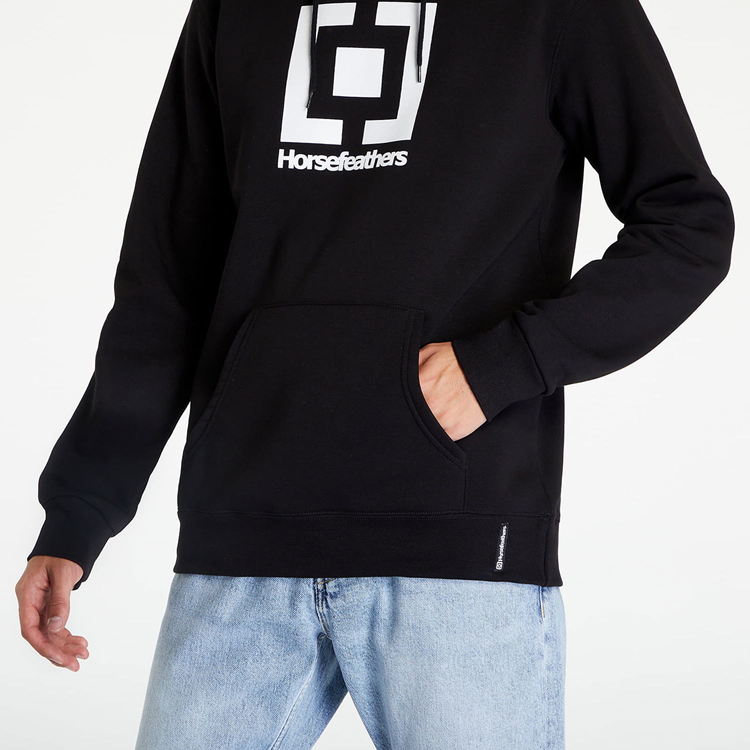 Sweatshirt Horsefeathers Leader Sweatshirt Sort | SM1212A, 1