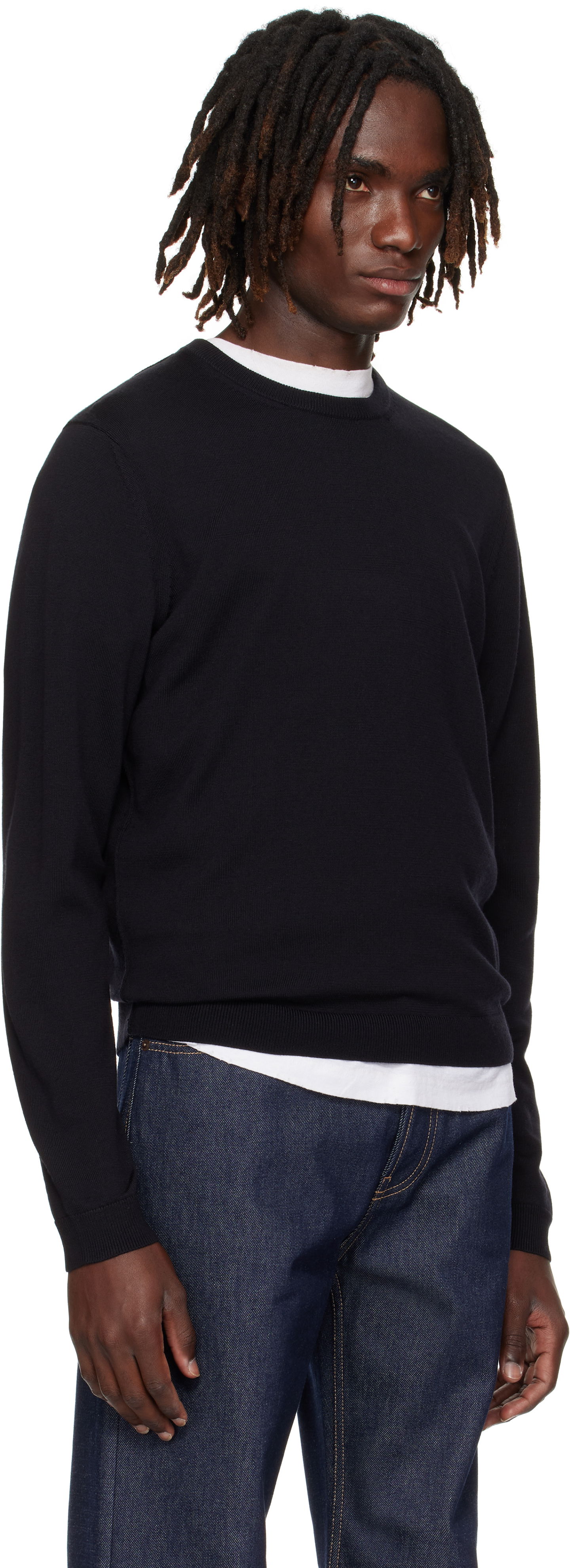Sweater Acne Studios Acne Studios Wool Sweater Sort | B60364-, 1
