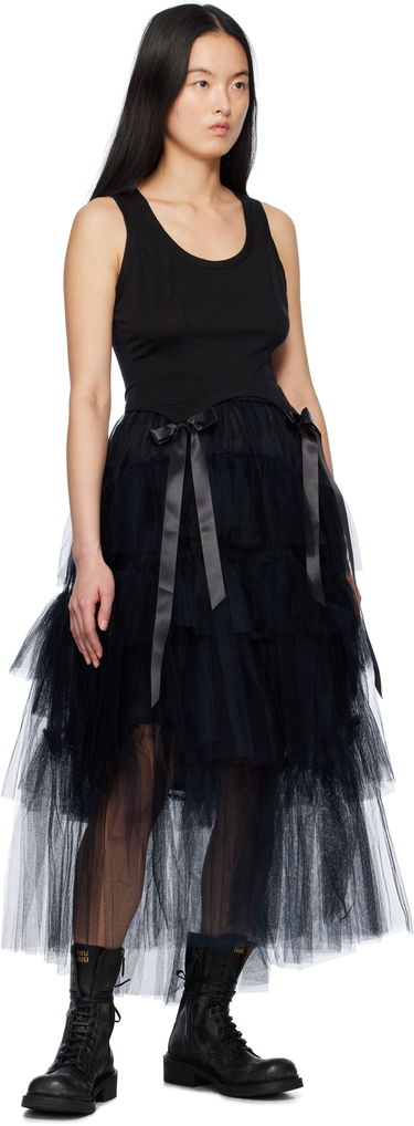 Tanktop Simone Rocha Simone Rocha Bow Tail Tank Top Sort | 5222 0571, 3